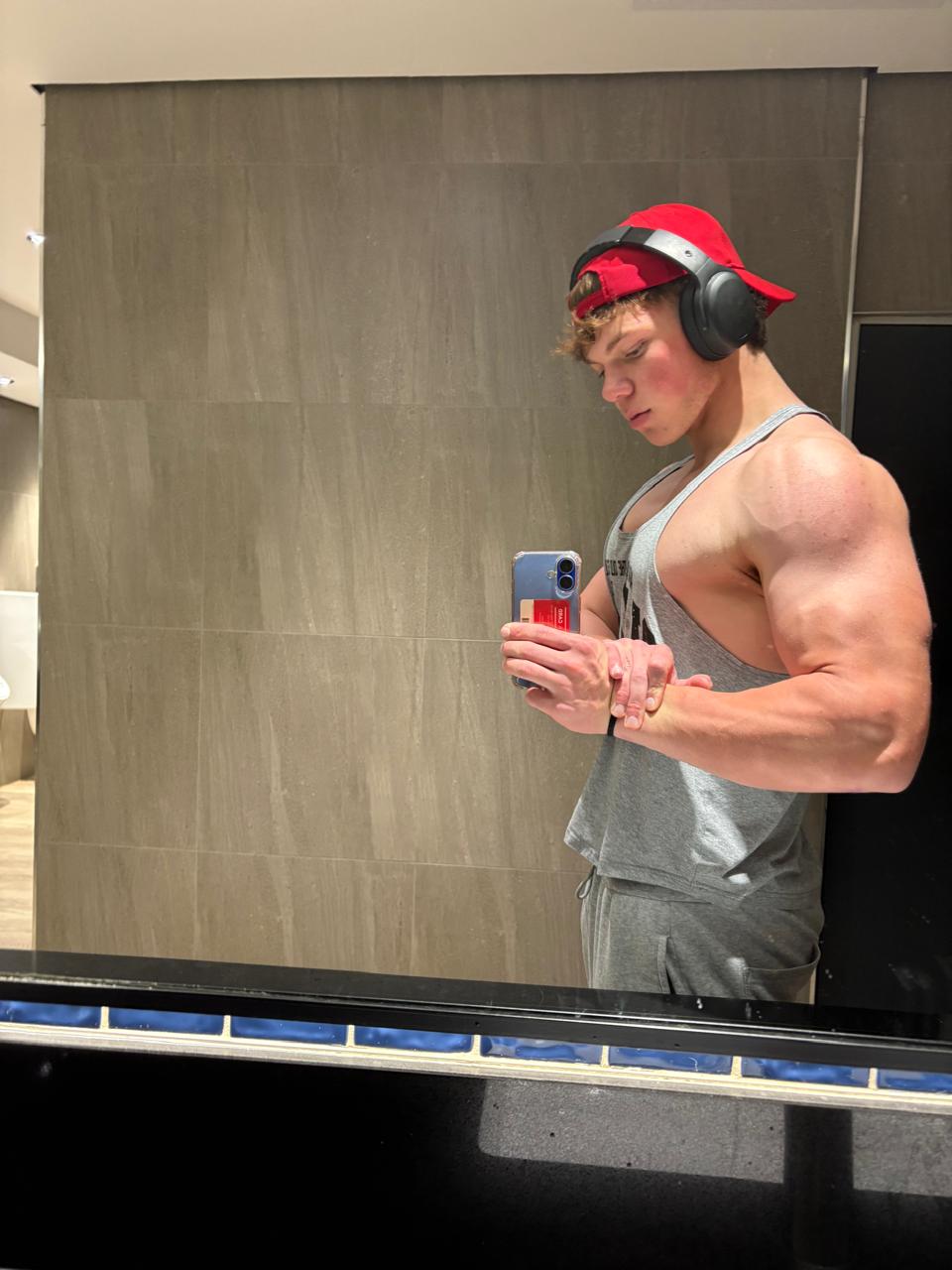 Jayden after his personal transformation